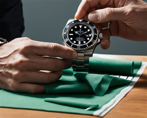 cleaning a rolex submariner